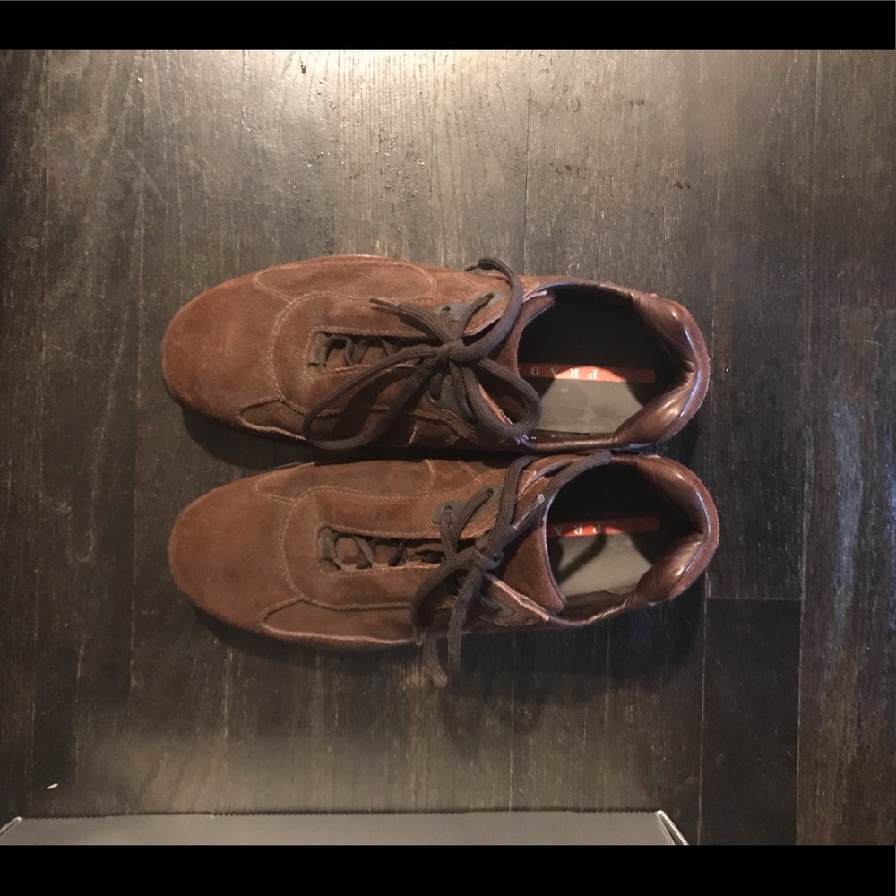 Prada Suede Sneakers - Picture 2 of 4